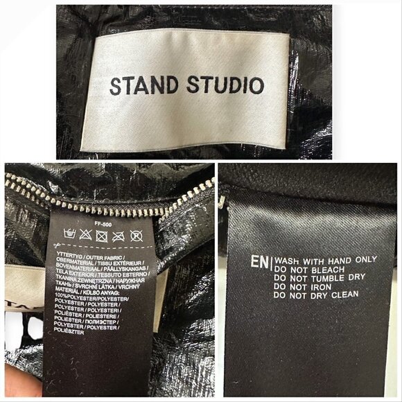 Stand Studio faux shearling tote bag, pink, one size - Picture 12 of 13